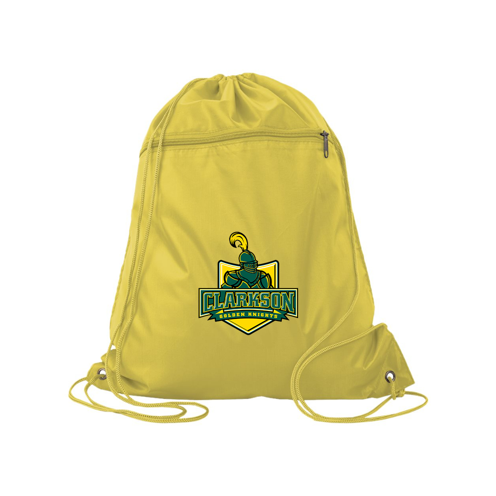 Clarkson Golden Knights Q-Tees - Polyester Cinchpack