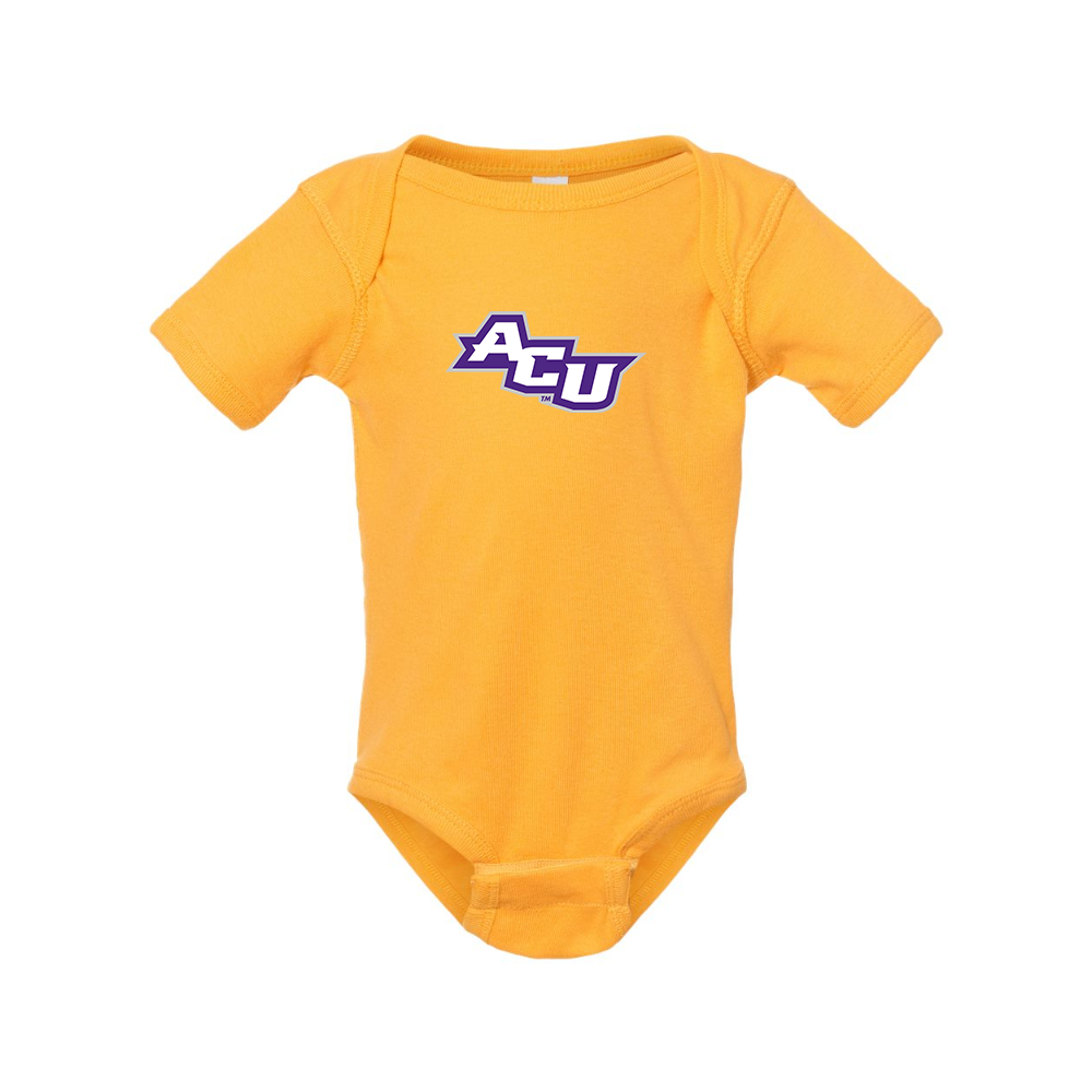 Abilene Christian Wildcats  Rabbit Skins Infant Baby Rib Bodysuit