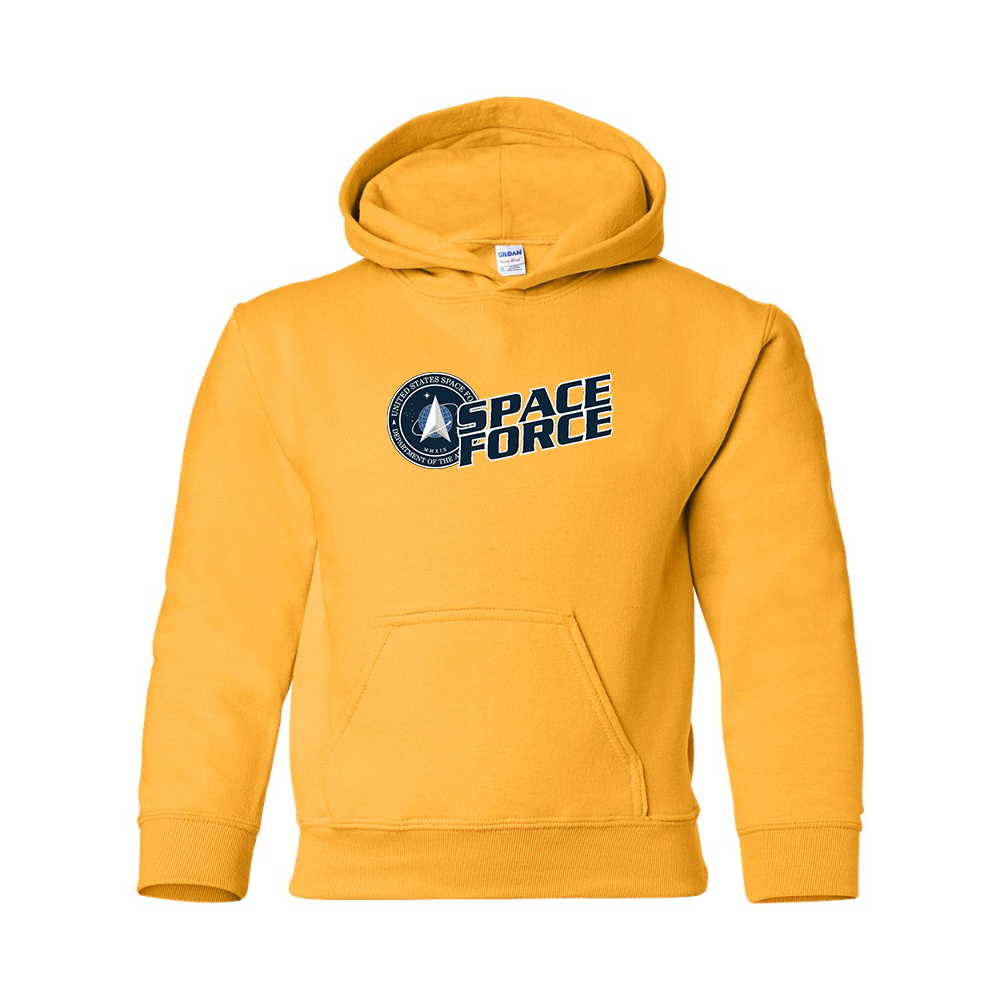 Youth   Space Force Gildan Heavy Blend  Hooded Sweatshirt