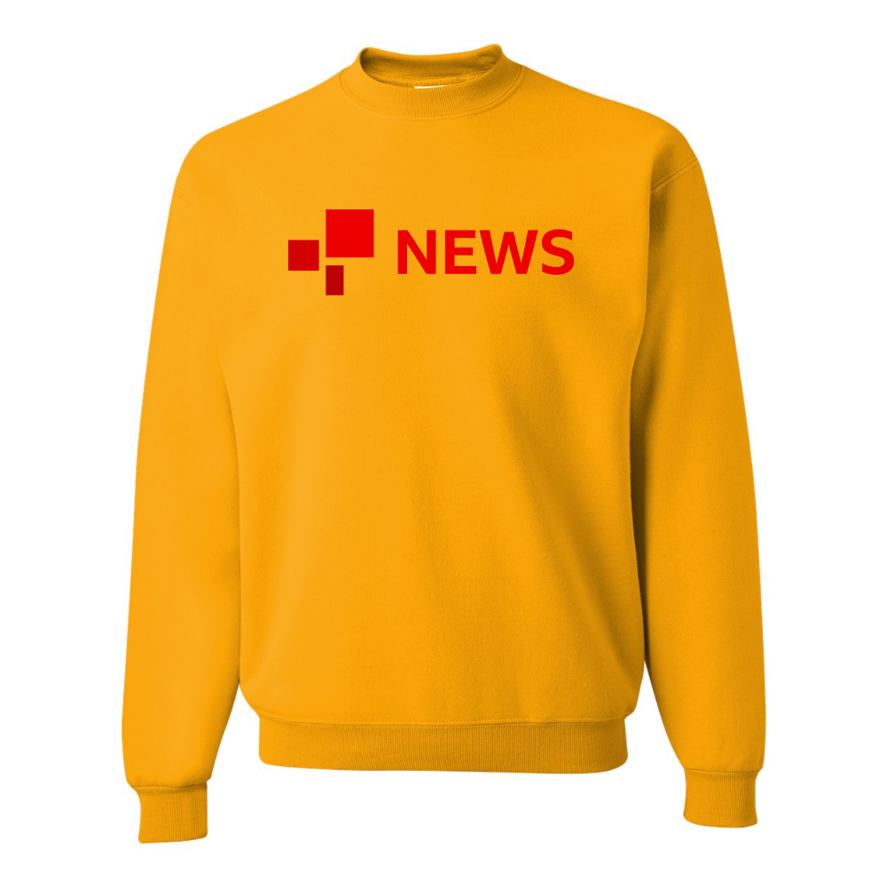 Men's BBC News  JERZEES NuBlend Crewneck Sweatshirt