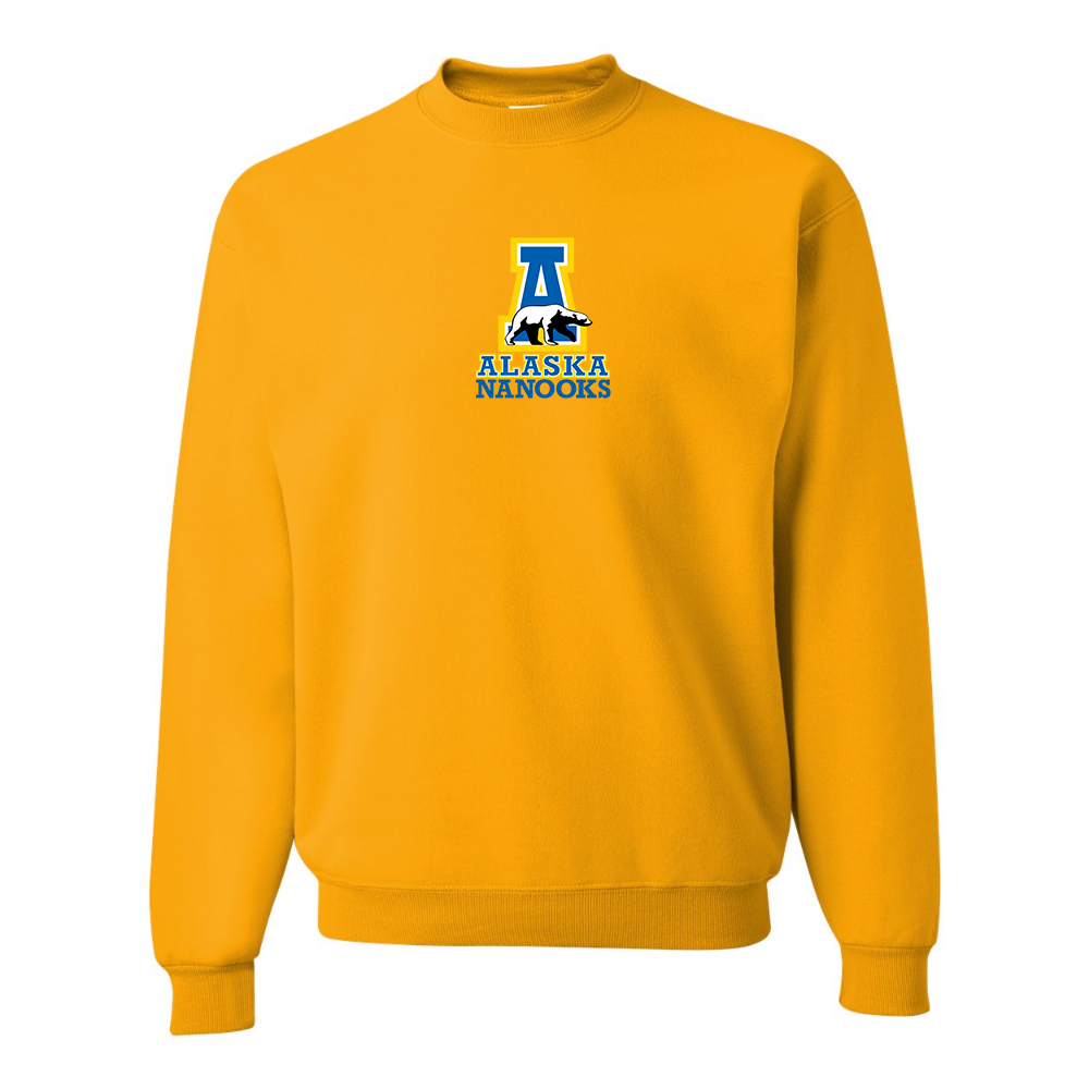 Men's Alaska Nanooks  JERZEES NuBlend Crewneck Sweatshirt