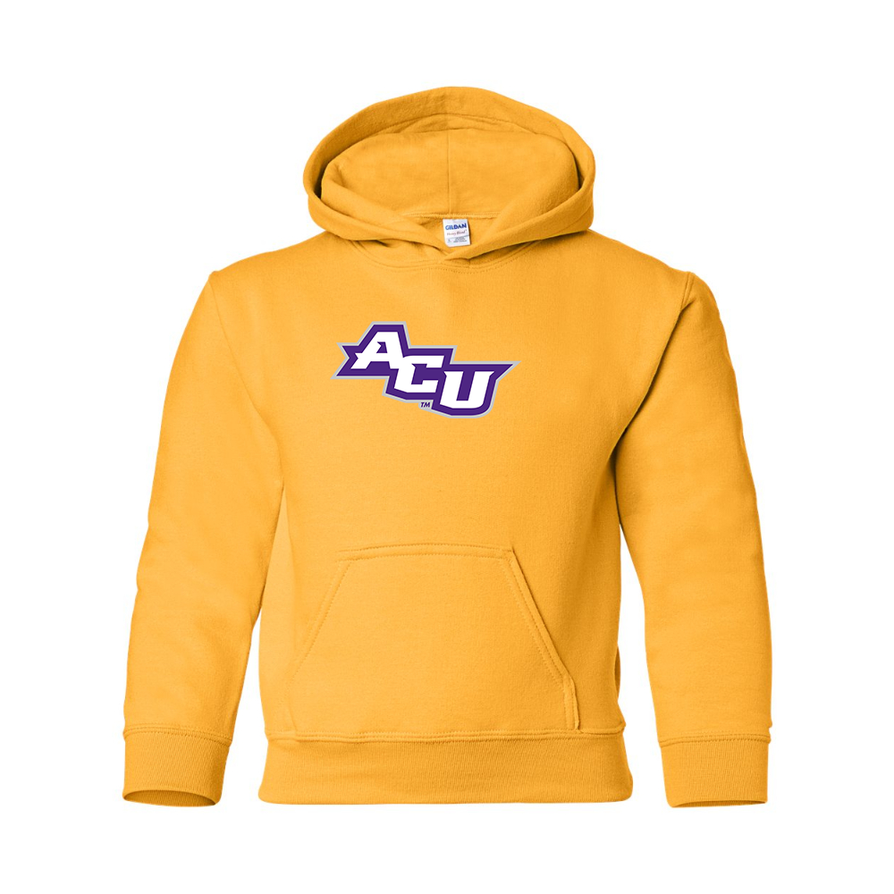 Youth Abilene Christian Wildcats  Gildan Heavy Blend  Hooded Sweatshirt