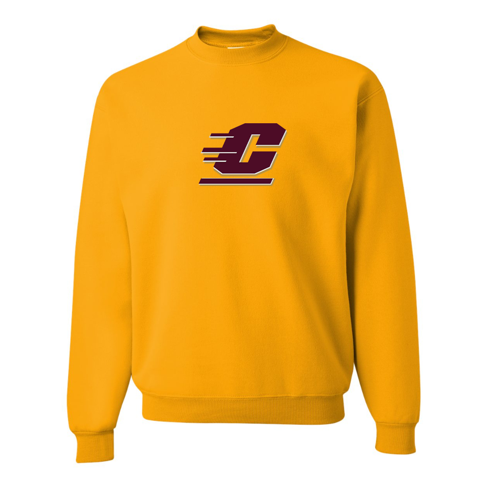Men's Central Michigan Chippewas JERZEES NuBlend Crewneck Sweatshirt