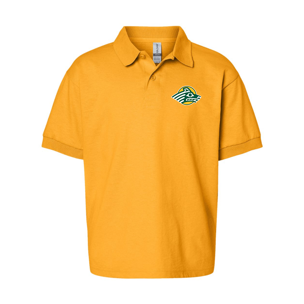 Youth Alaska Anchorage Seawolves  Gildan Dry Blend Jersey Polo
