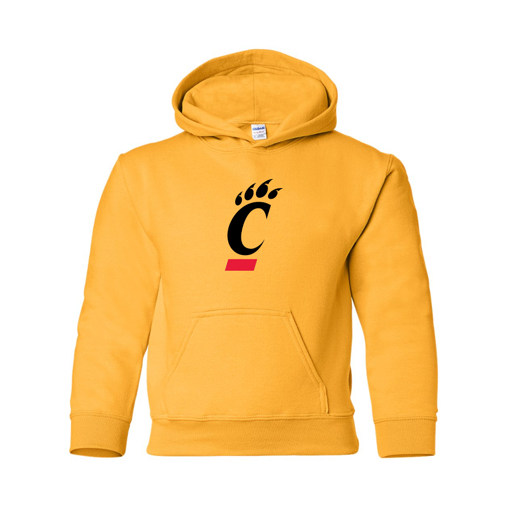 Youth  Cincinnati Bearcats Gildan Heavy Blend  Hooded Sweatshirt
