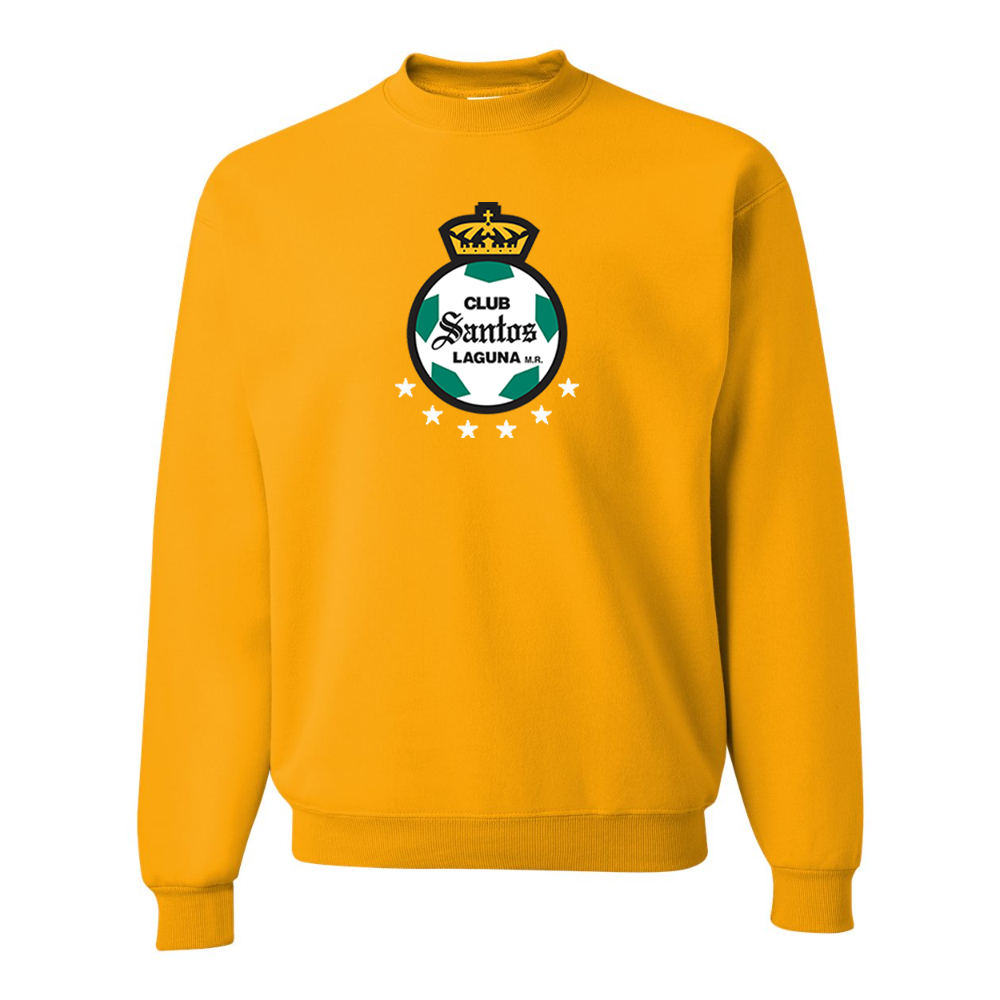 Men's Santos Laguna Soccer  JERZEES NuBlend Crewneck Sweatshirt