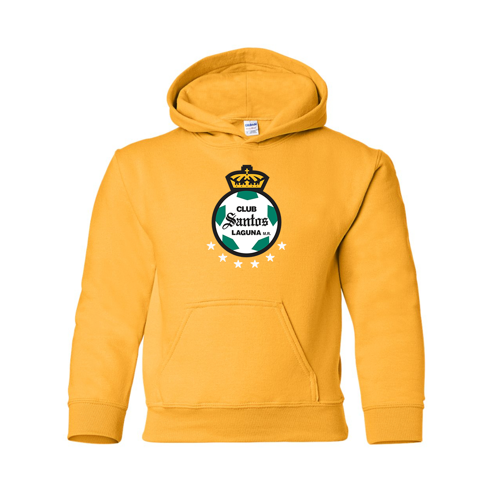 Youth Santos Laguna Soccer Gildan Heavy Blend  Hooded Sweatshirt