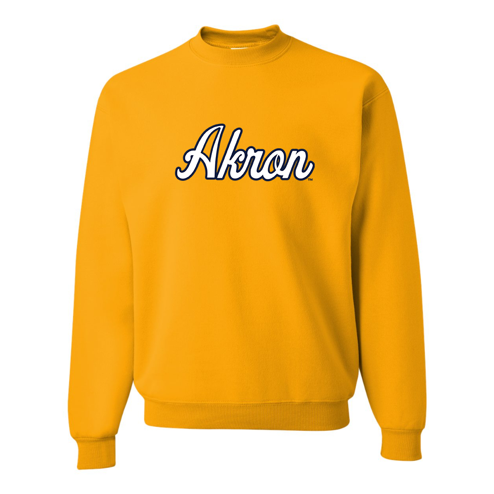 Men's Akron Zips   JERZEES NuBlend Crewneck Sweatshirt