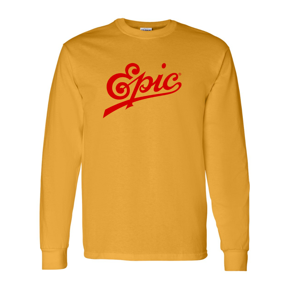 Men's Epic Records  Gildan Heavy Cotton Long Sleeve T-Shirt