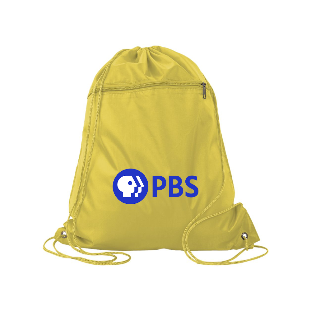 PBS Blue  Q-Tees - Polyester Cinchpack