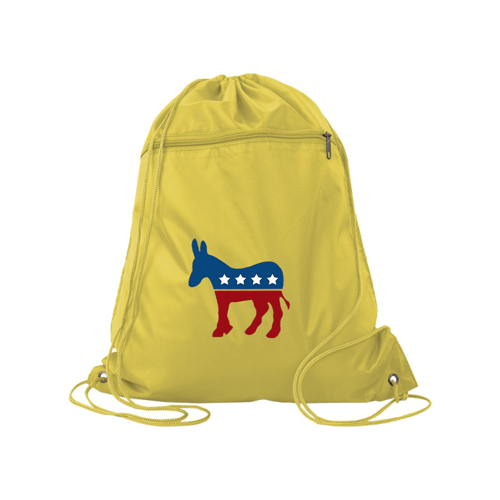 Democrat Election Symbol Q-Tees - Polyester Cinchpack