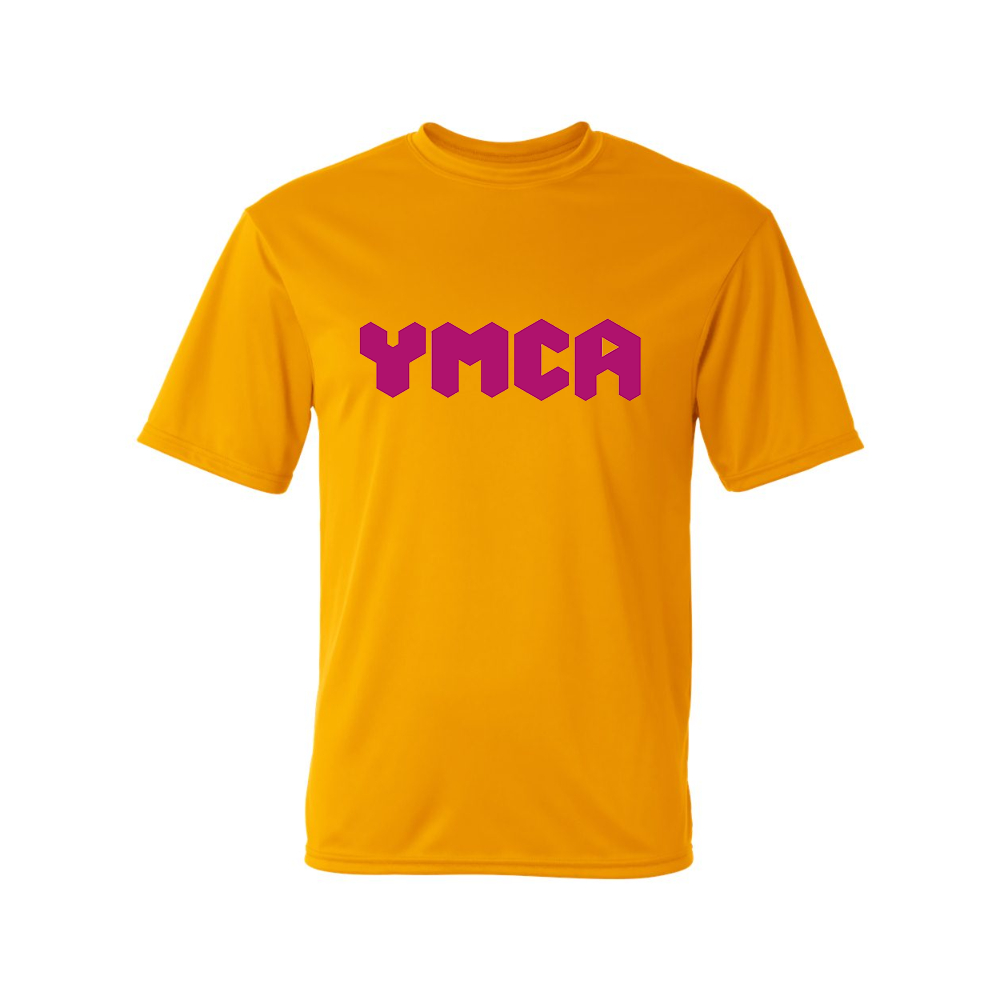 Men's  YMCA Mauve Performance T-Shirt
