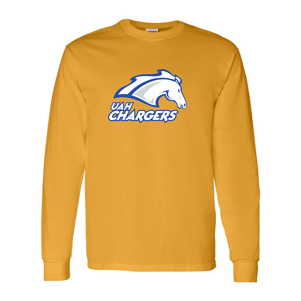 Men's Alabama Huntsville Chargers Gildan Heavy Cotton Long Sleeve T-Shirt