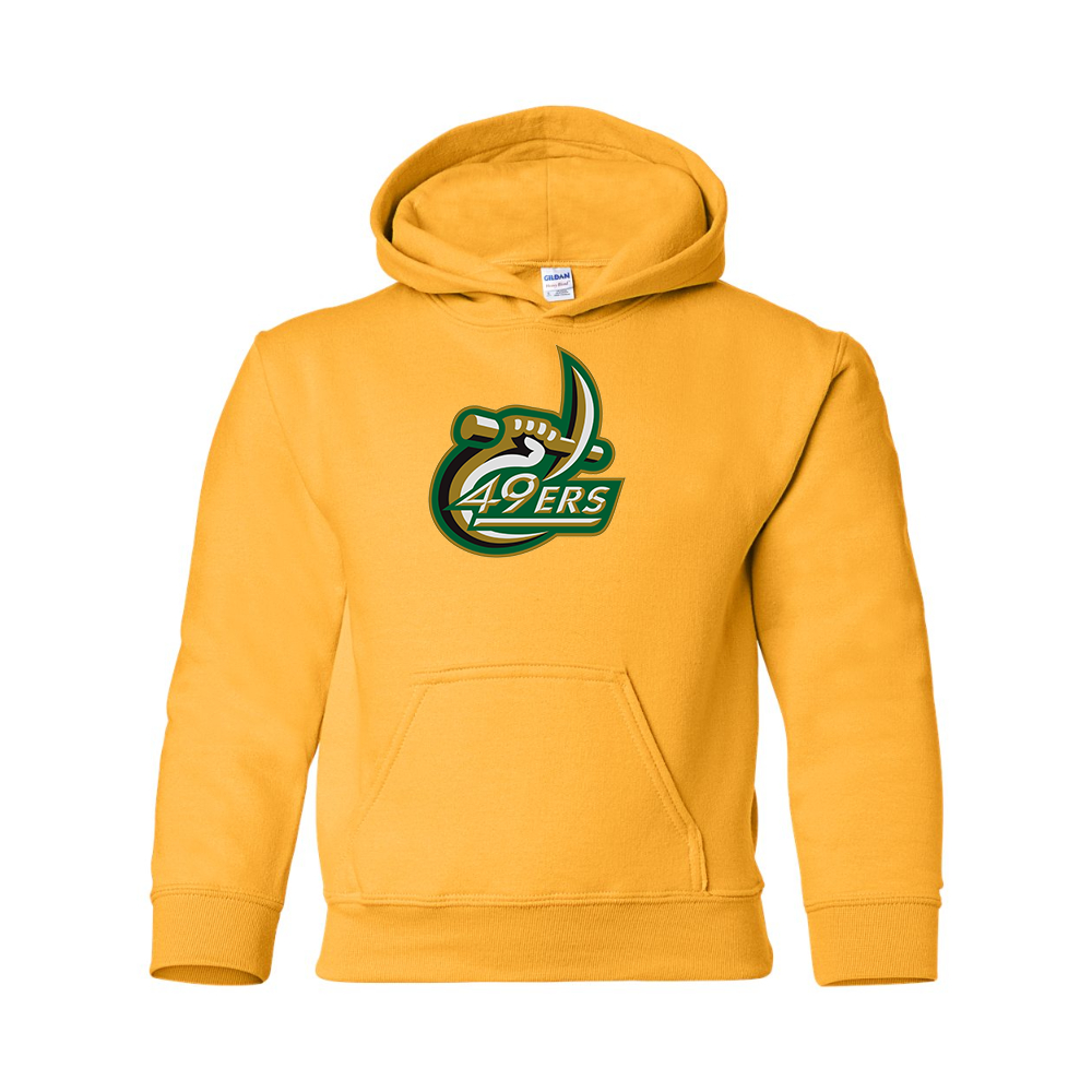 Youth  Charlotte 49ers Gildan Heavy Blend  Hooded Sweatshirt