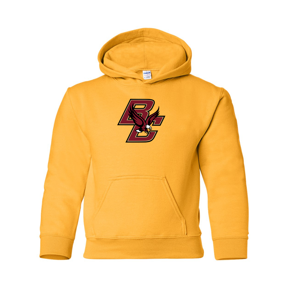 Youth Boston College Eagles Gildan Heavy Blend  Hooded Sweatshirt