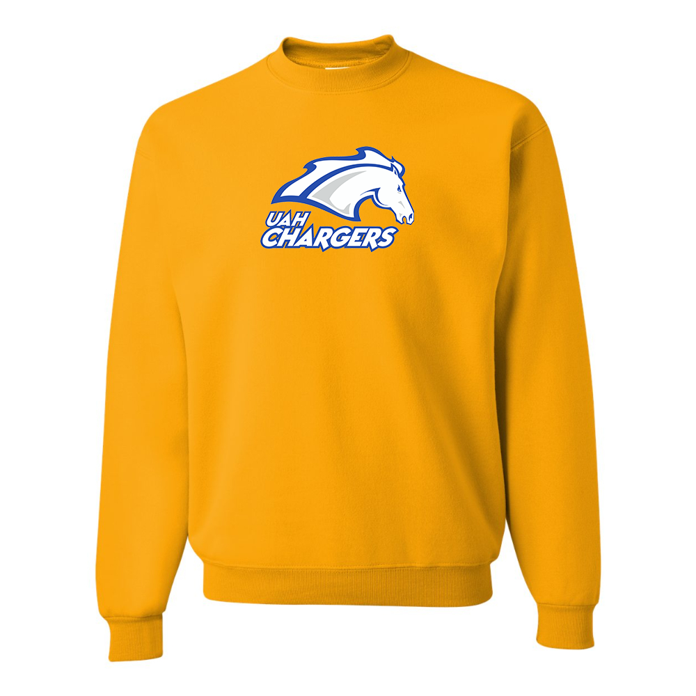 Men's Alabama Huntsville Chargers JERZEES NuBlend Crewneck Sweatshirt