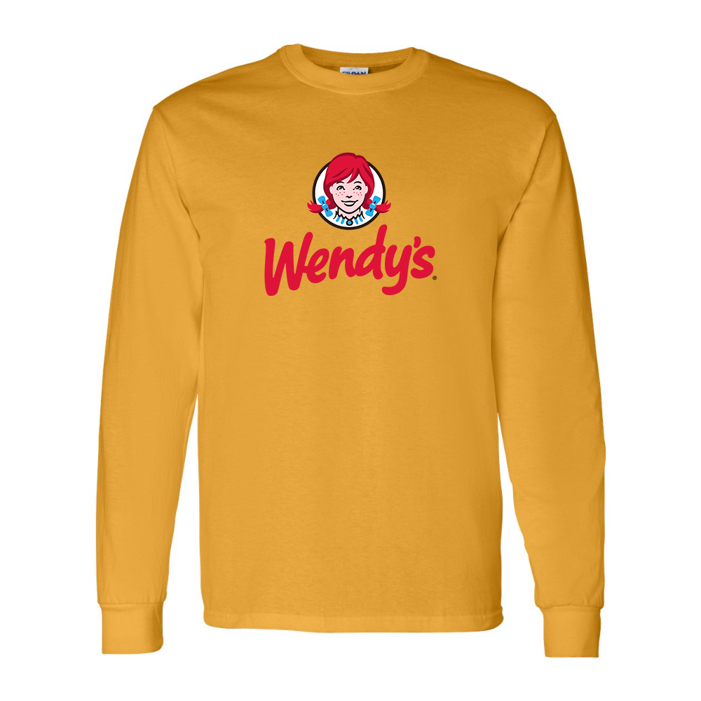 Men's Wendy_s  Gildan Heavy Cotton Long Sleeve T-Shirt