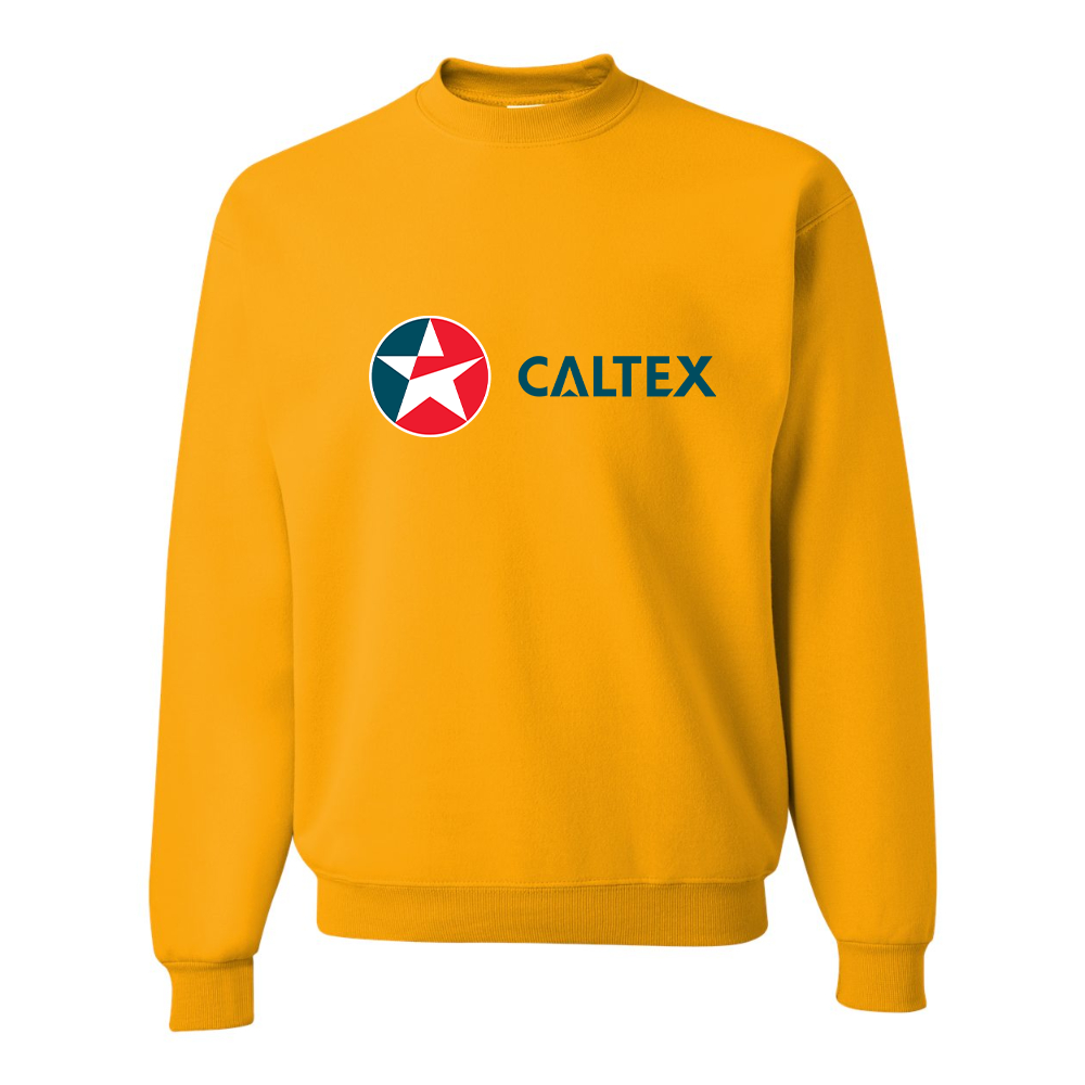 Men's  Caltex Gas Station  JERZEES NuBlend Crewneck Sweatshirt
