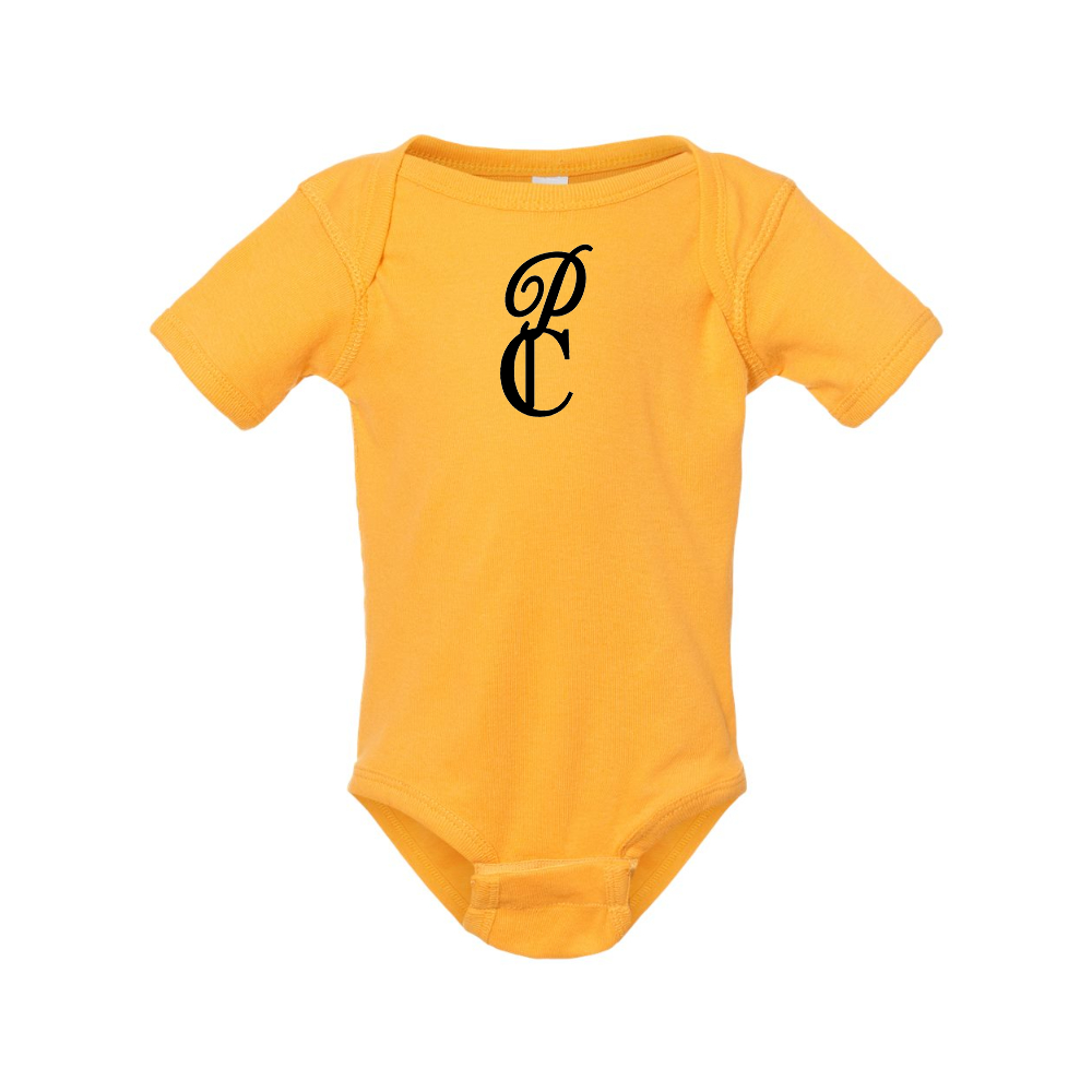 P & C Black  Rabbit Skins Infant Baby Rib Bodysuit