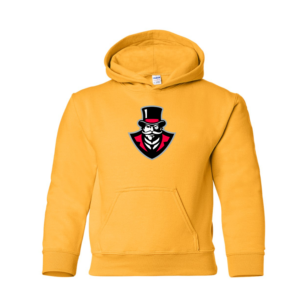 Youth Austin Peay Governors Gildan Heavy Blend  Hooded Sweatshirt