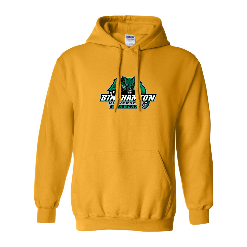 Men's Binghamton Bearcats  Gildan  Heavy Blend Hooded Sweatshirt