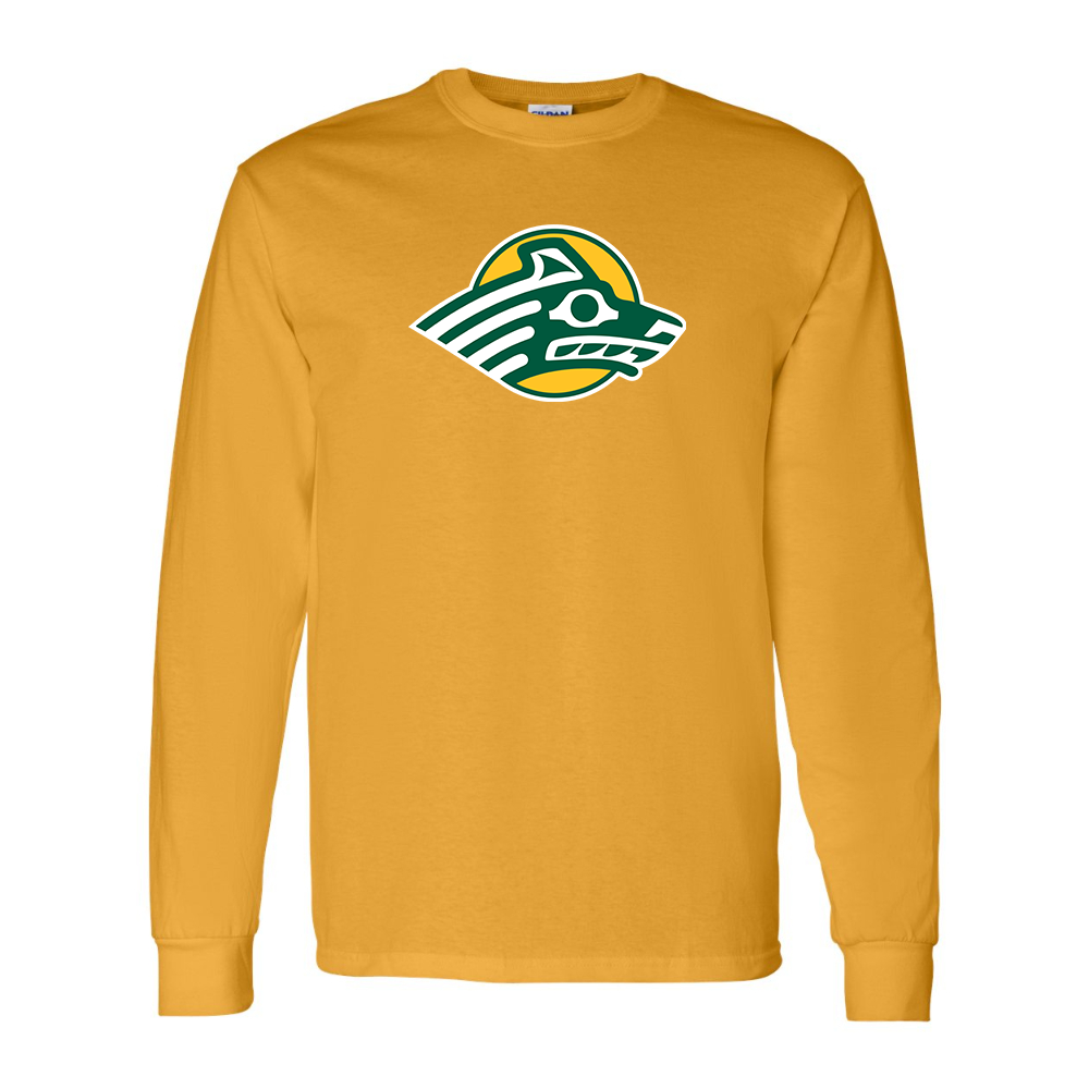 Men's Alaska Anchorage Seawolves  Gildan Heavy Cotton Long Sleeve T-Shirt