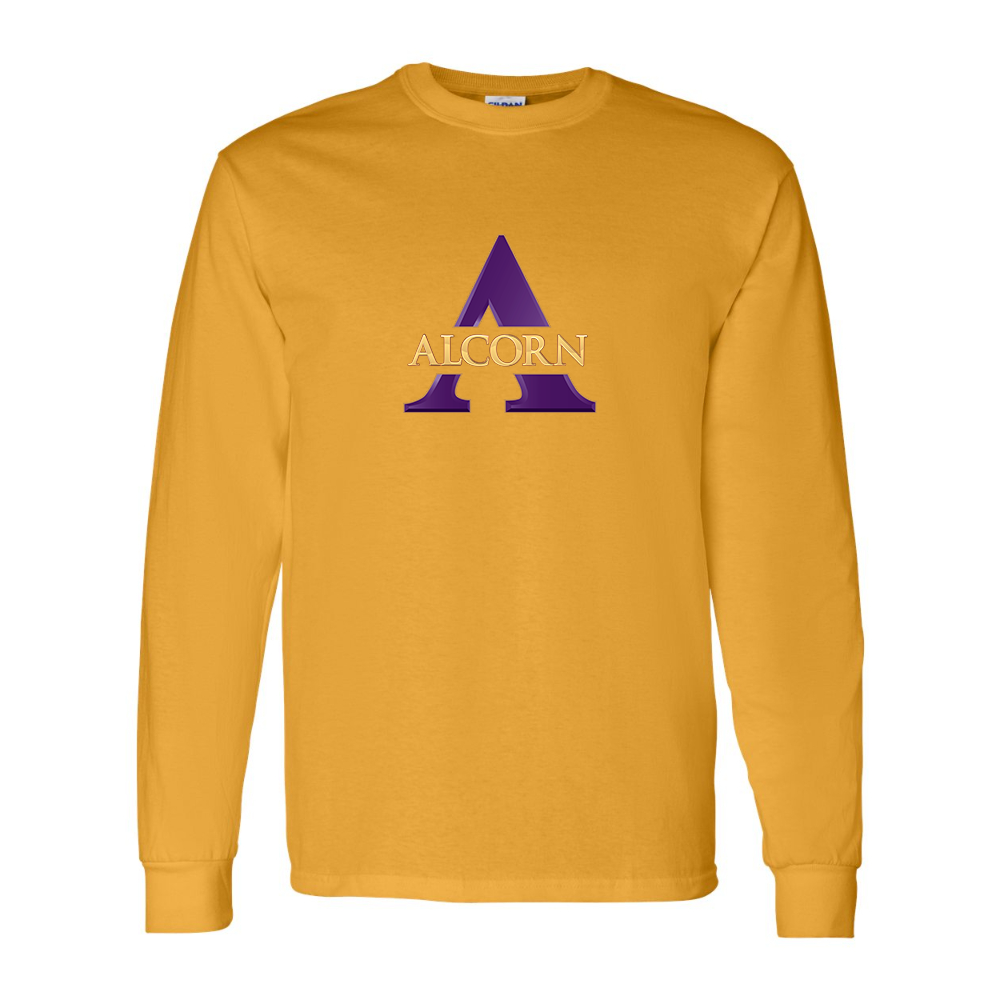 Men's Alcorn State Braves Gildan Heavy Cotton Long Sleeve T-Shirt