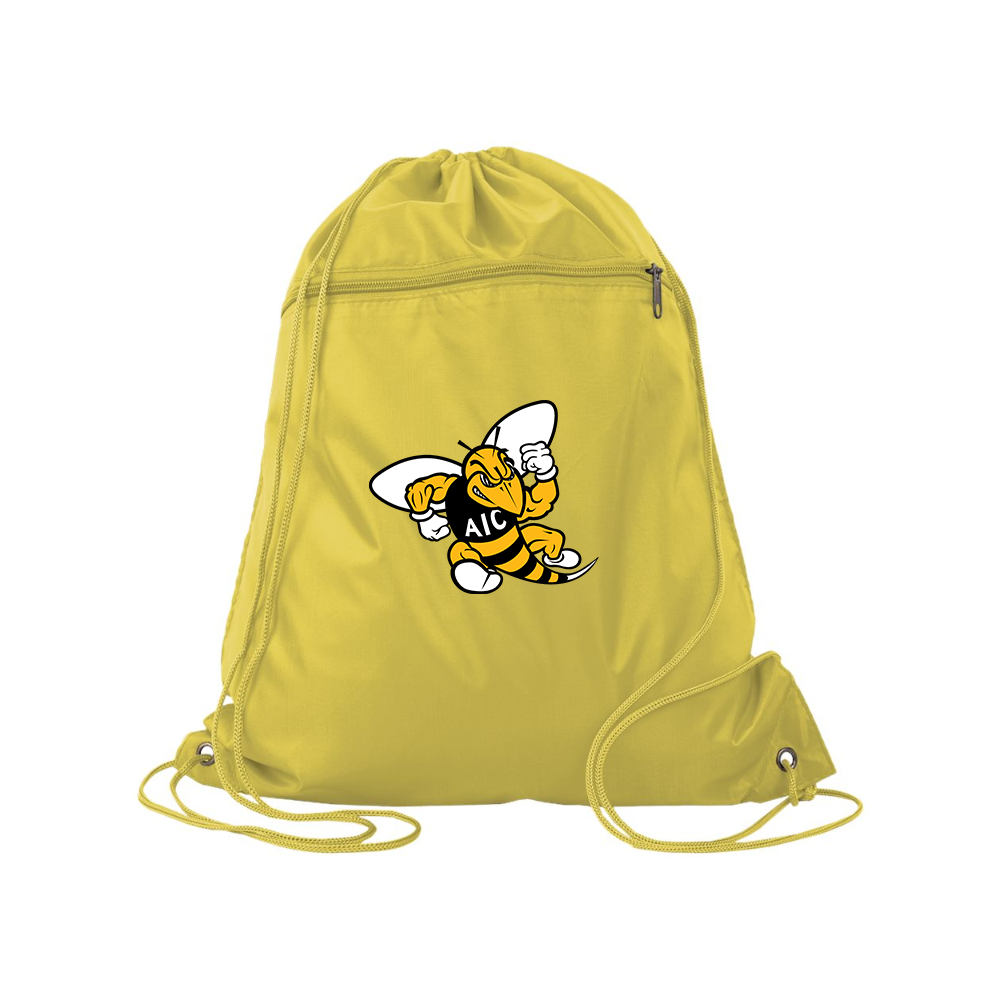 AIC Yellow Jackets  Q-Tees - Polyester Cinchpack