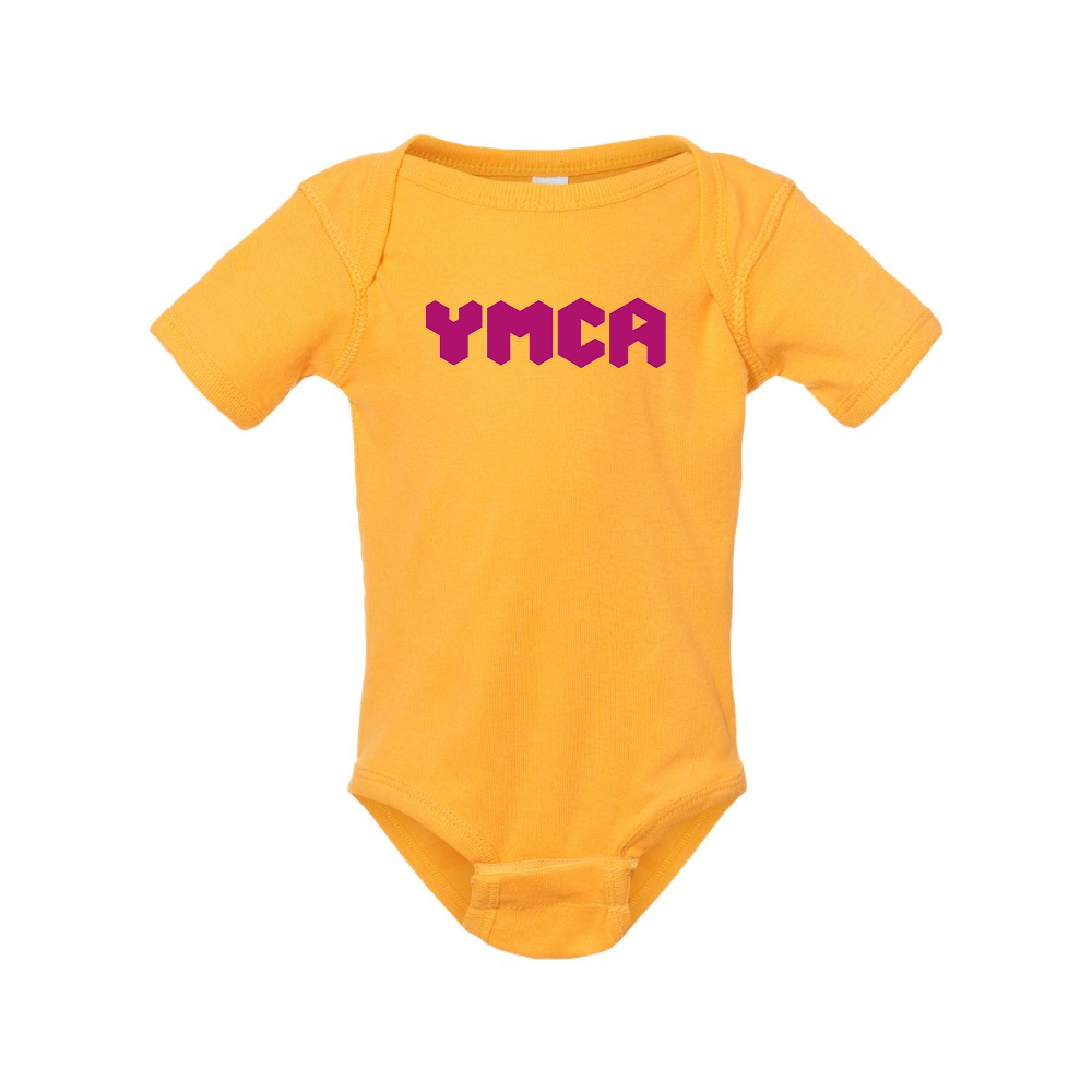 YMCA Mauve Rabbit Skins Infant Baby Rib Bodysuit
