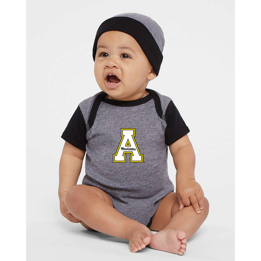 Appalachian State Mountaineers  Rabbit Skins Infant Baby Rib Bodysuit