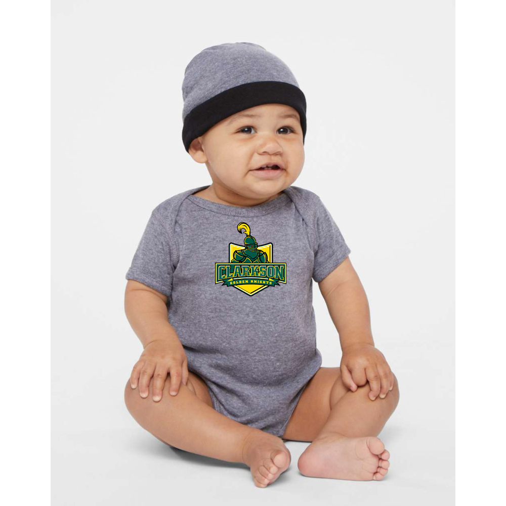 Clarkson Golden Knights Rabbit Skins Infant Baby Rib Bodysuit