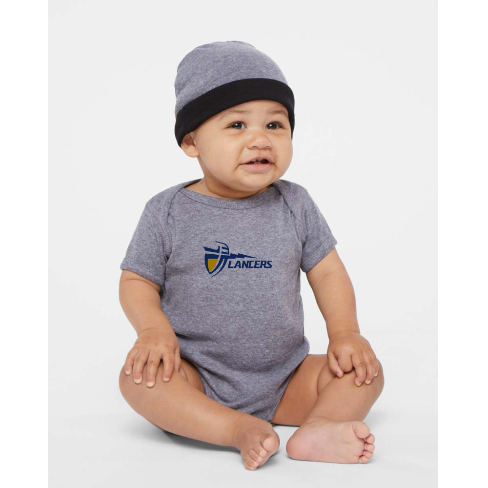 California Baptist Lancers  Rabbit Skins Infant Baby Rib Bodysuit
