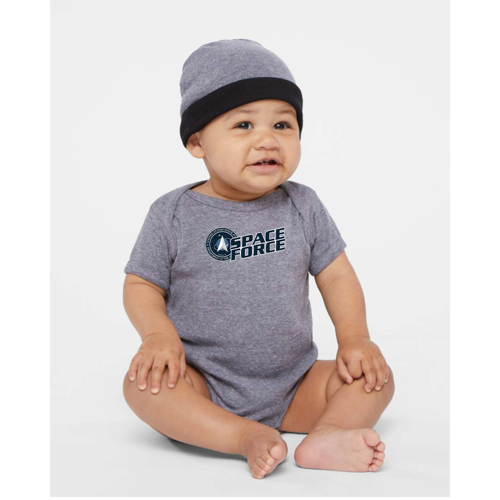 Space Force Rabbit Skins Infant Baby Rib Bodysuit