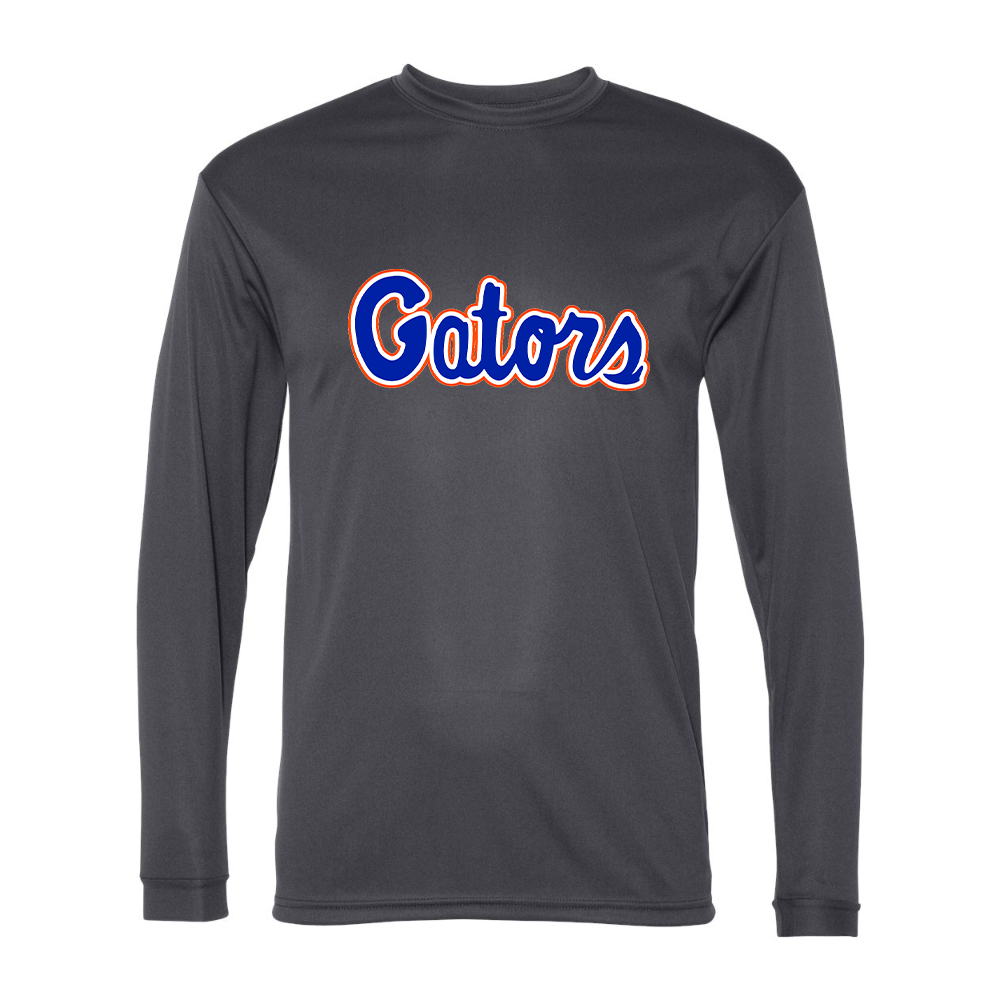 Men's Florida Gators Script Performance Long Sleeve T-Shirt