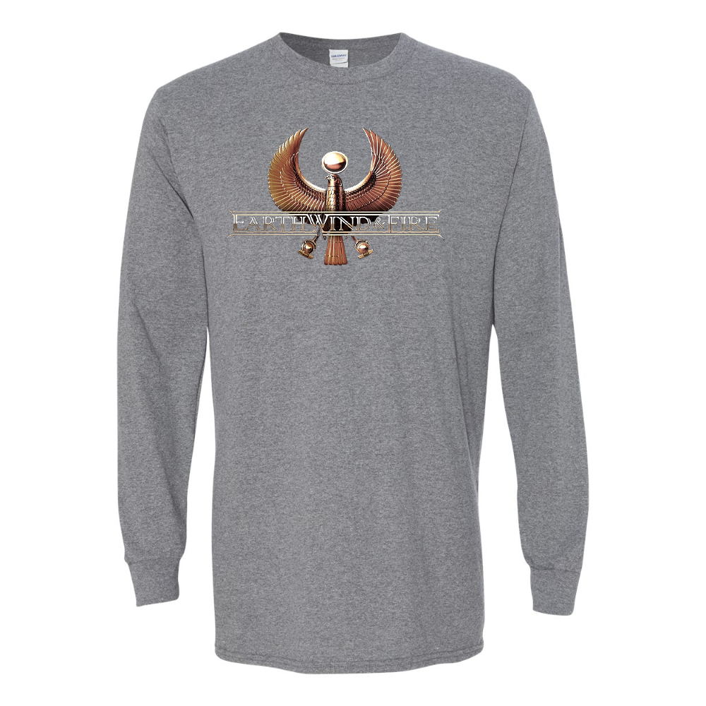 Men's Earth Wind & Fire  Gildan Heavy Cotton Long Sleeve T-Shirt