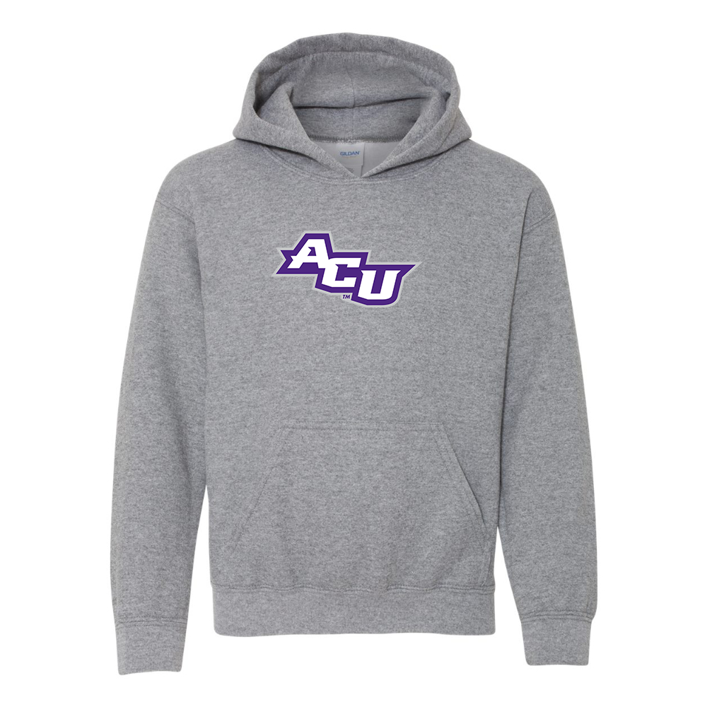 Youth Abilene Christian Wildcats  Gildan Heavy Blend  Hooded Sweatshirt