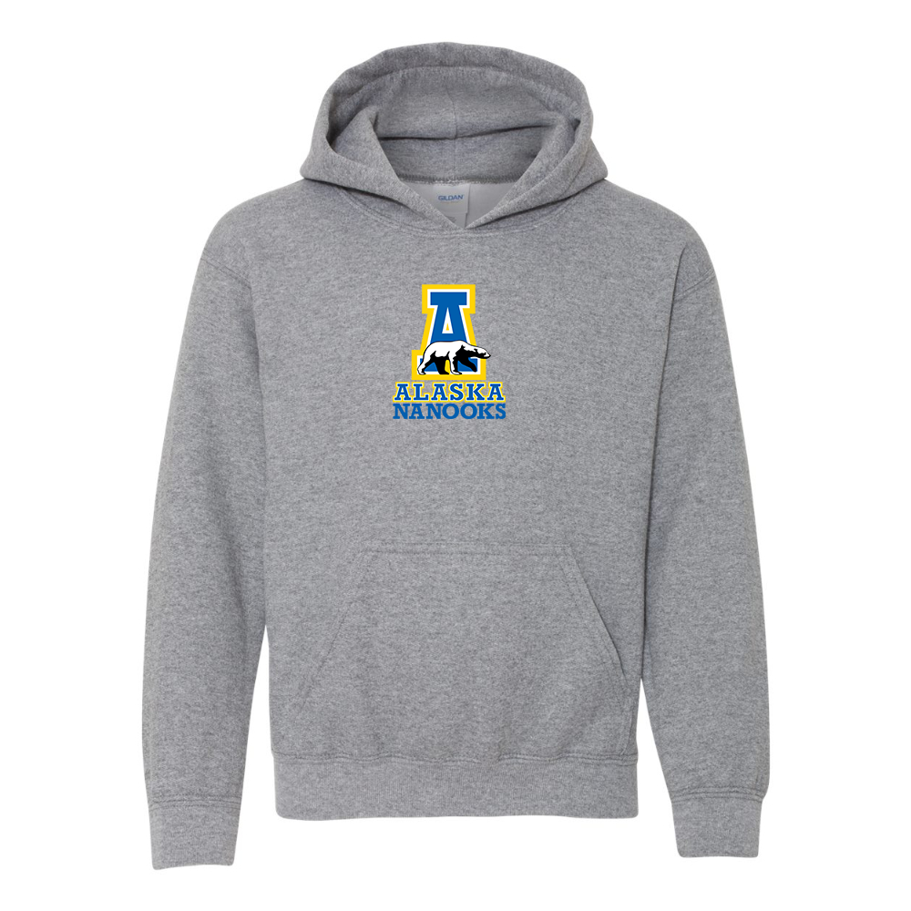 Youth Alaska Nanooks Gildan Heavy Blend  Hooded Sweatshirt