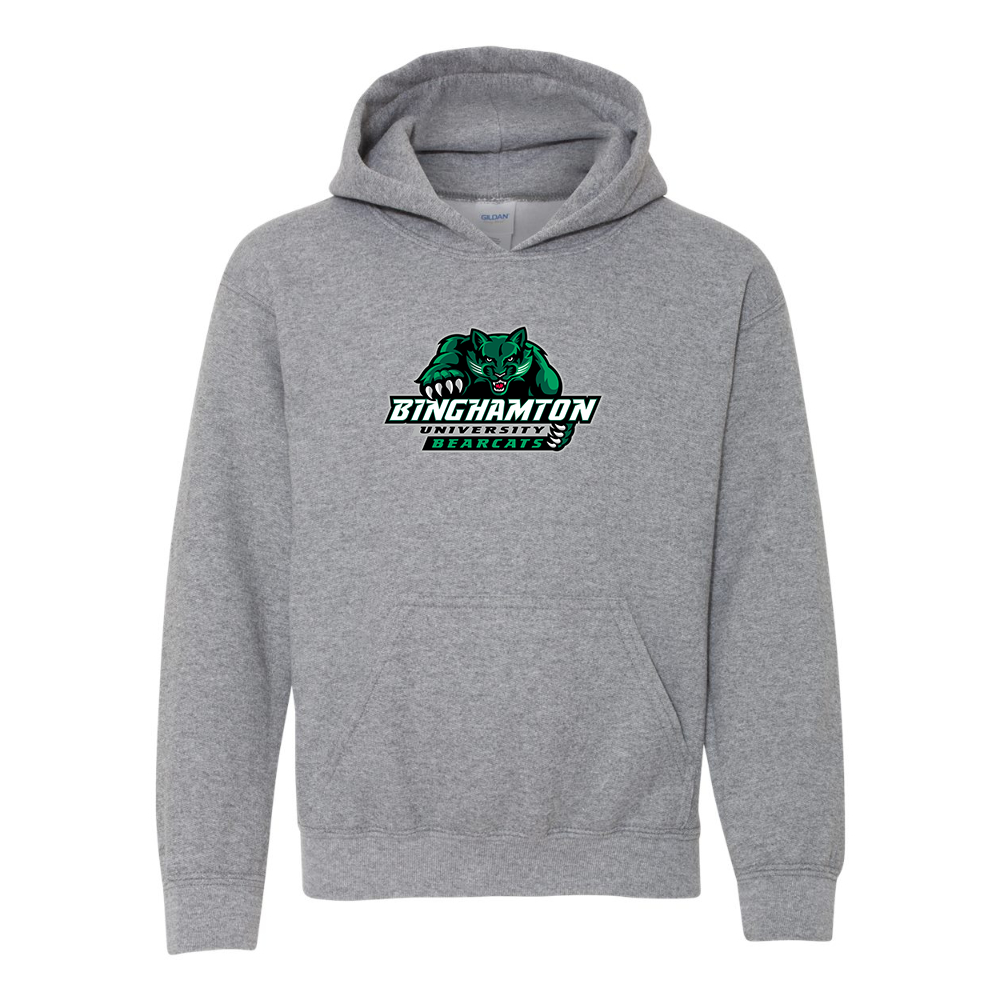 Youth  Binghamton Bearcats  Gildan Heavy Blend  Hooded Sweatshirt