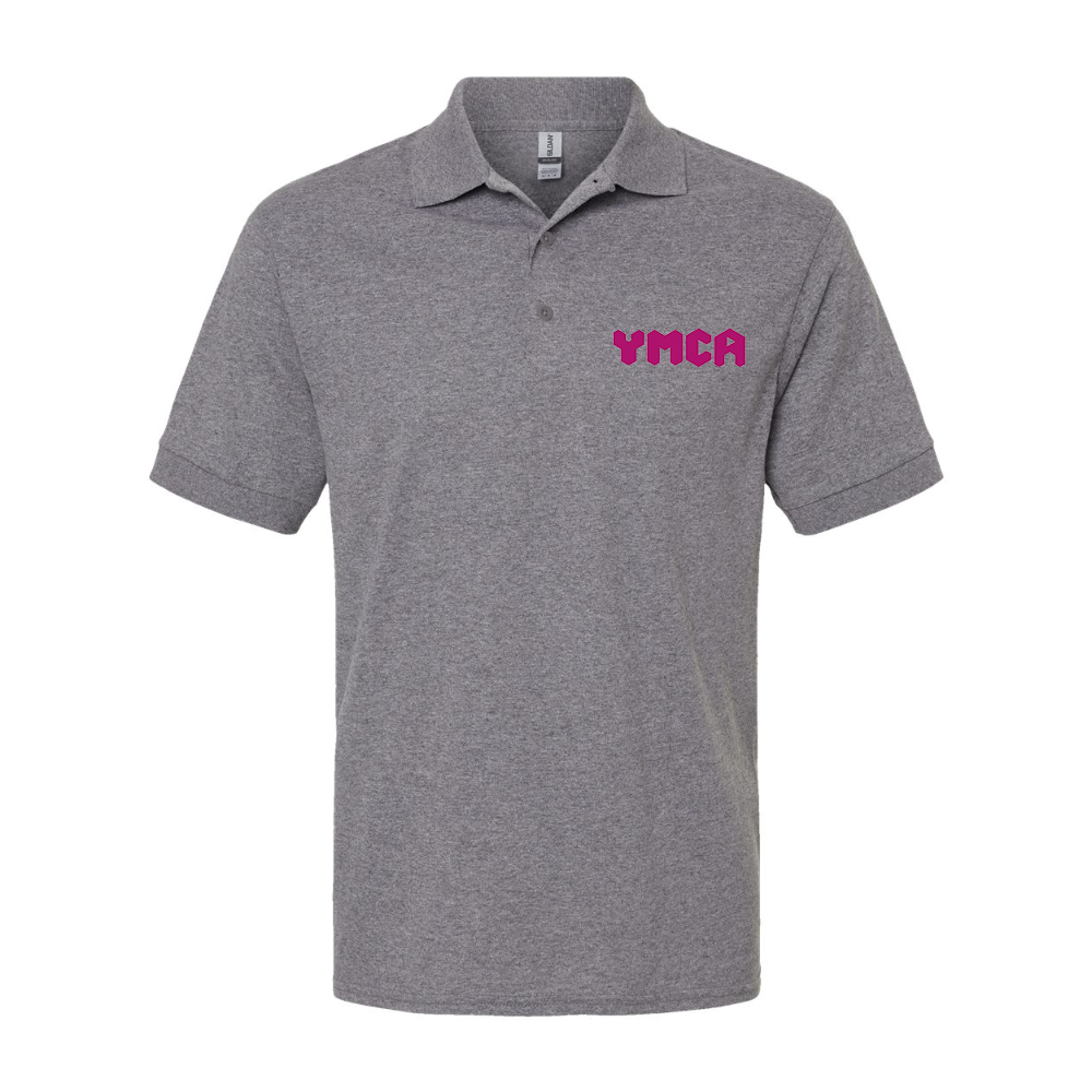Men's YMCA Mauve Dry Blend Jersey Polo