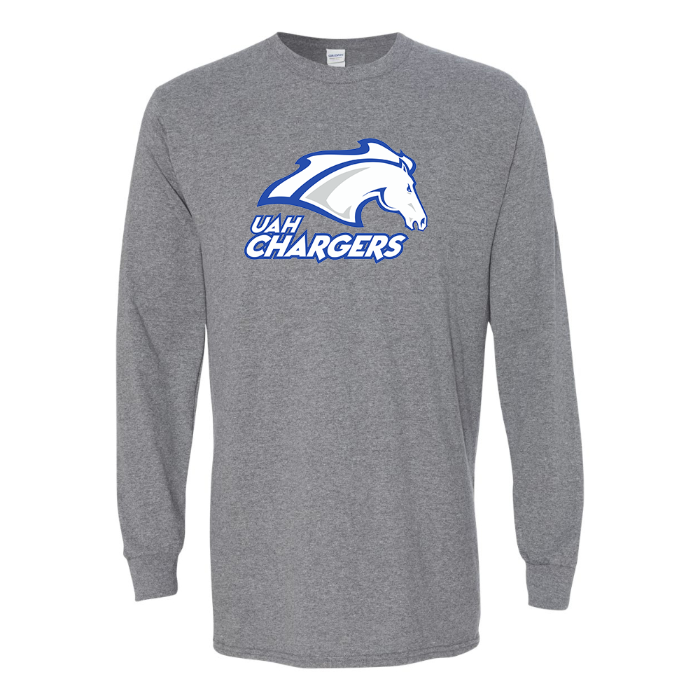 Men's Alabama Huntsville Chargers Gildan Heavy Cotton Long Sleeve T-Shirt