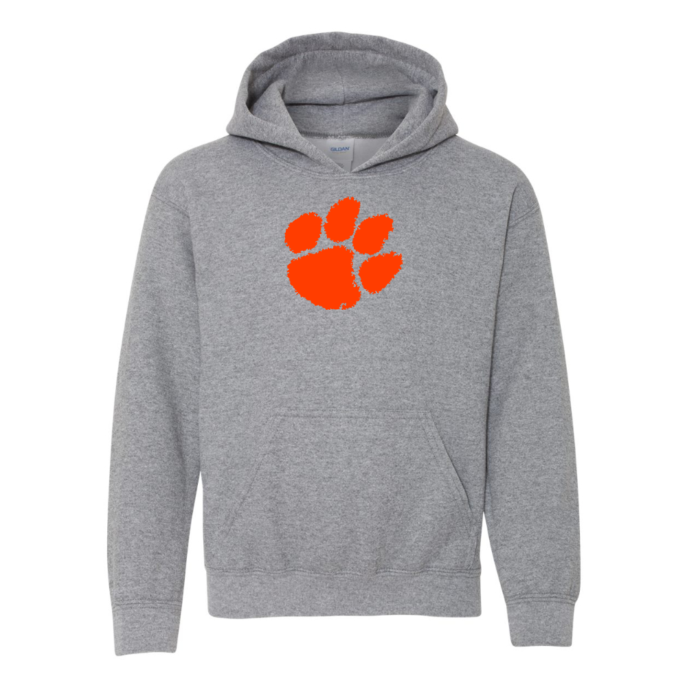 Youth Clemson Tigers Gildan Heavy Blend  Hooded Sweatshirt