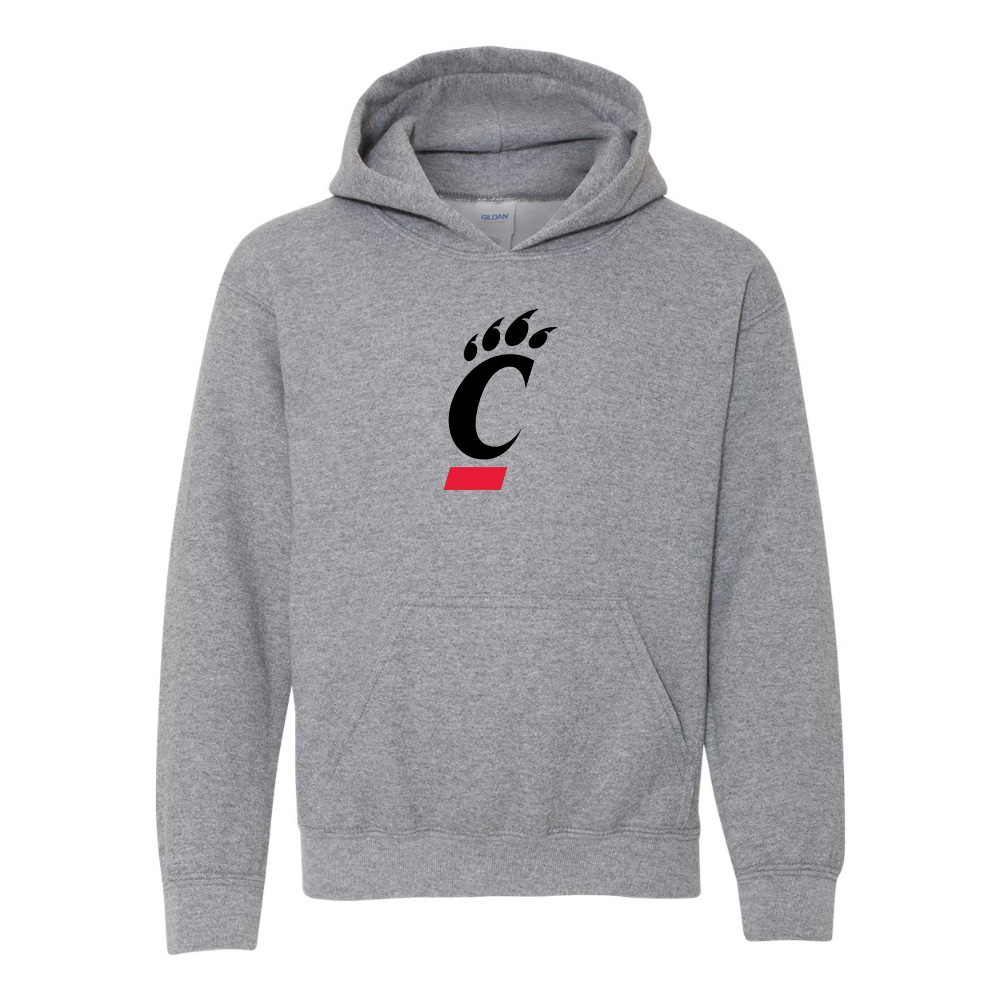 Youth  Cincinnati Bearcats Gildan Heavy Blend  Hooded Sweatshirt