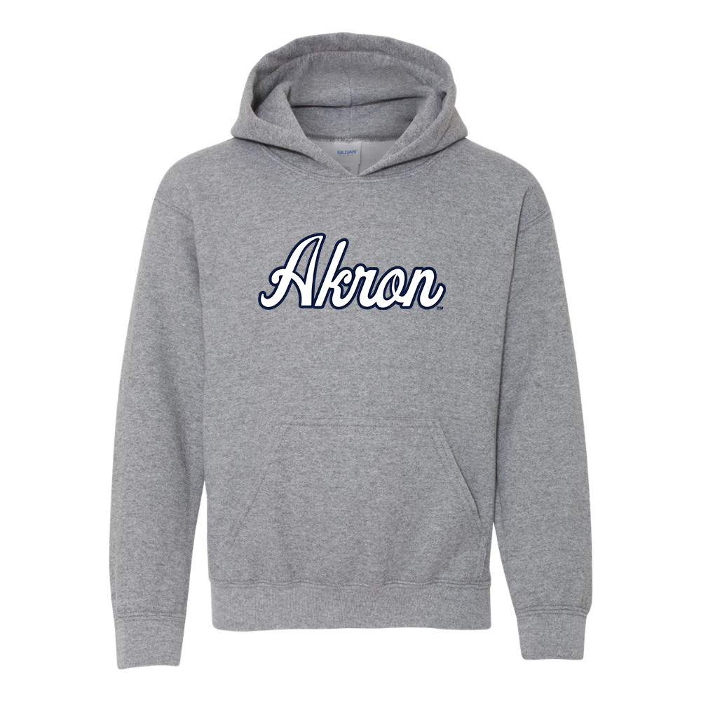 Youth Akron Zips Gildan Heavy Blend  Hooded Sweatshirt