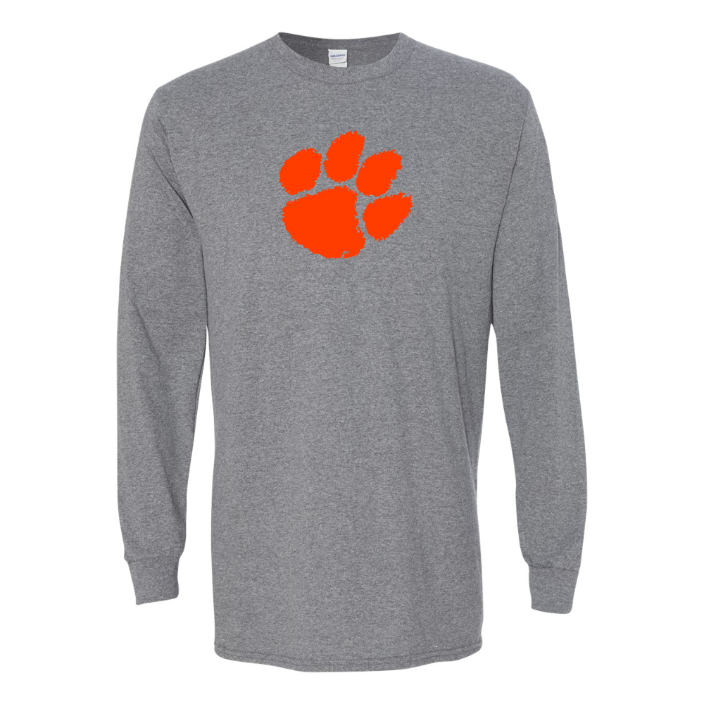 Men's Clemson Tigers Gildan Heavy Cotton Long Sleeve T-Shirt