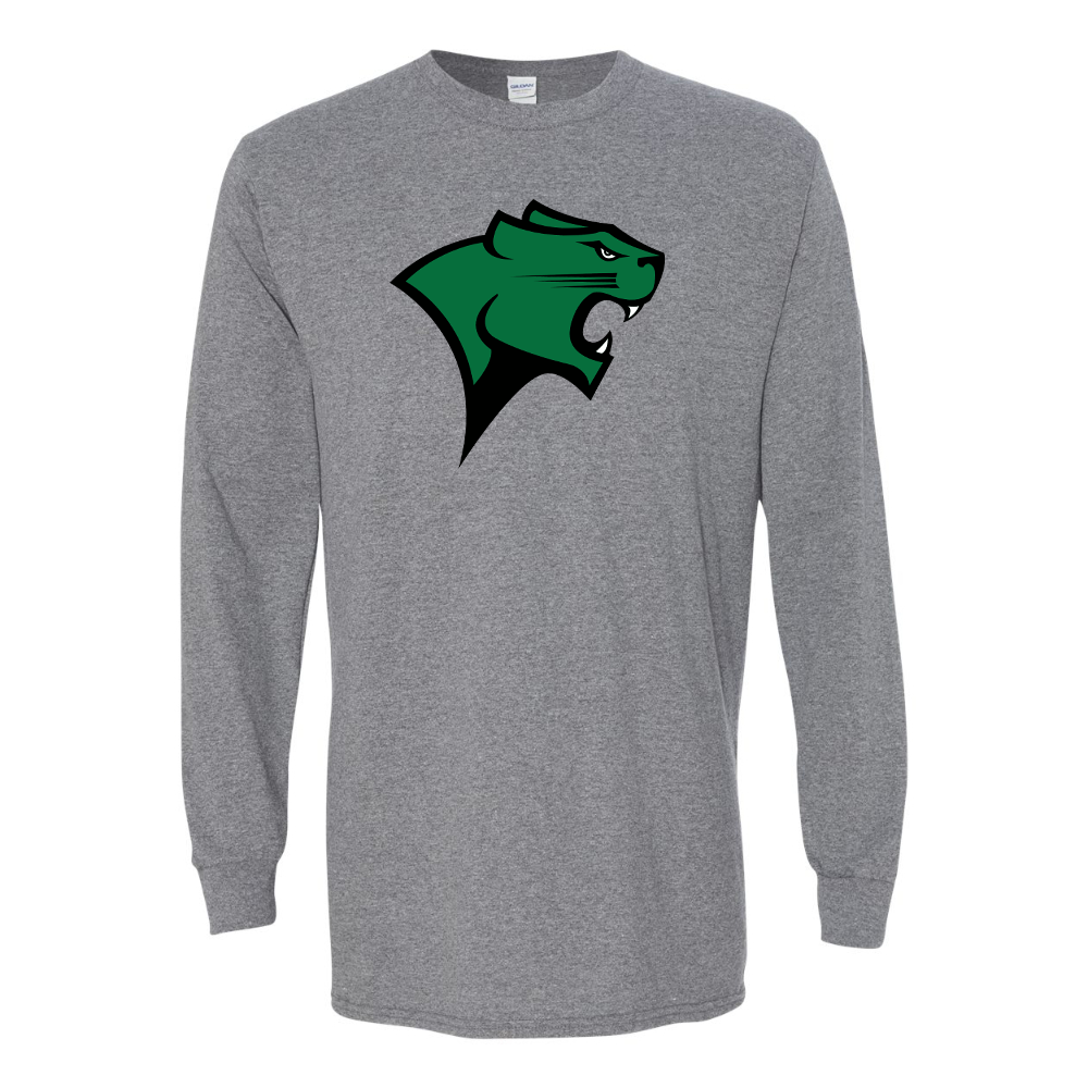 Men's Chicago State Cougars  Gildan Heavy Cotton Long Sleeve T-Shirt
