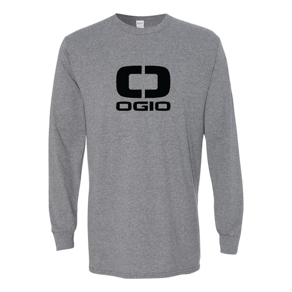 Men's Ogio Vertical   Gildan Heavy Cotton Long Sleeve T-Shirt