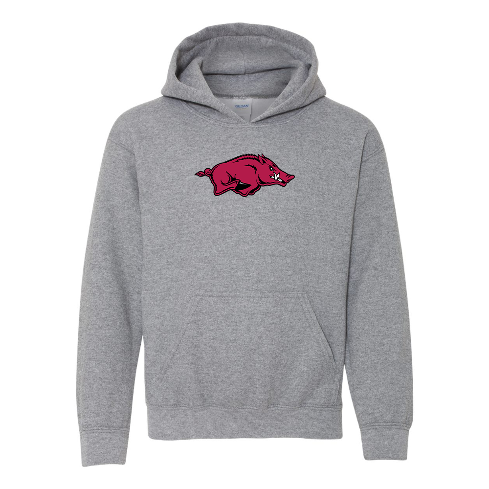 Youth  Arkansas Razorbacks  Gildan Heavy Blend  Hooded Sweatshirt
