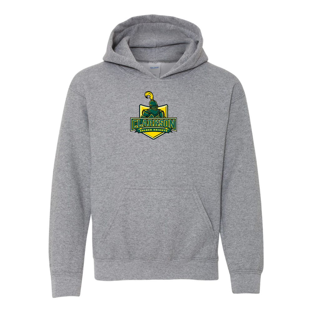 Youth Clarkson Golden Knights Gildan Heavy Blend  Hooded Sweatshirt