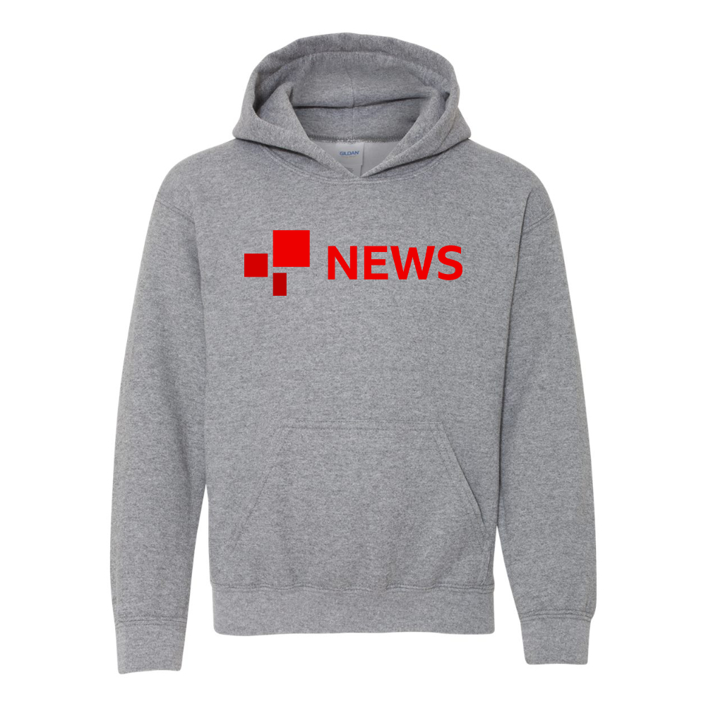 Youth  BBC News  Gildan Heavy Blend  Hooded Sweatshirt
