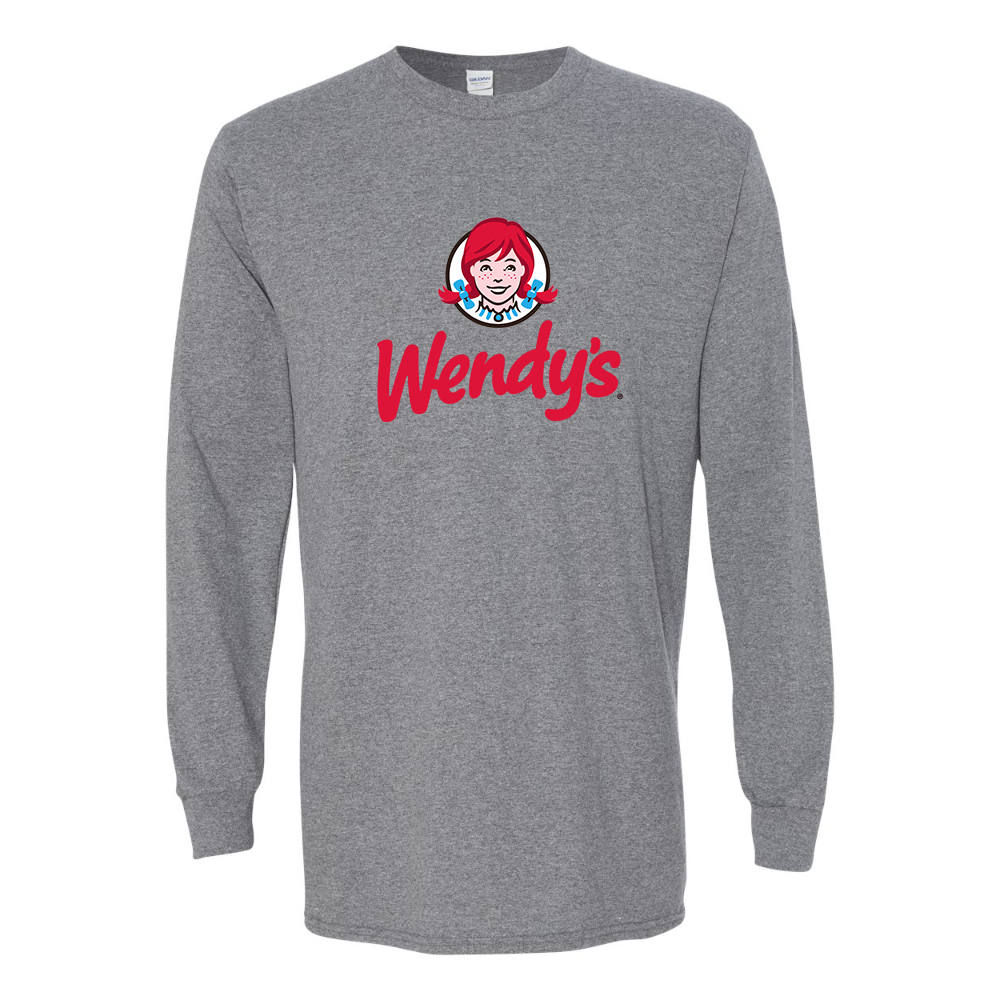Men's Wendy_s  Gildan Heavy Cotton Long Sleeve T-Shirt